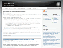 Tablet Screenshot of droppedpackets.org